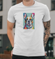 Мужская футболка B&C Collection с принтом Французкий Бульдог 2 ART, XL Белый - изображение 1