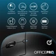Мышка OfficePro M307B Silent Click Wireless/Bluetooth Black (M307B) - изображение 5