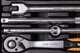 Набір інструментів MASTERTOOL PROFI ½" 24 шт 10-32 мм CrV50BV30 металевий кейс 78-4124 - изображение 4