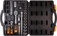 Набір інструментів MASTERTOOL PROFI ¼"&½" 72 шт 4-13 мм 10-27 мм CrV50BV30 протиударний кейс 78-5072-PF - изображение 2
