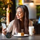 Смарт - брелок с NFC для обратной связи с клиентами Google умная метка для ссылок / мгновенных отзывов, 3х3.4 см, черный "G" (100940215) - изображение 2