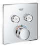 Термостат прихованого монтажу на 2 споживача Grohe Grohtherm SmartControl (29124000) kr - изображение 2
