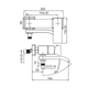 Змішувач для ванни з коротким виливом Koer KB-41007-05 (Колір чорний) (KR3455) ( 27961 ) - зображення 2