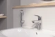 Смеситель для раковины с гигиеническим душем Grohe Eurosmart New [23124003] - изображение 2