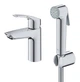 Смеситель для раковины с гигиеническим душем Grohe Eurosmart New [23124003] - изображение 5