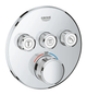Термостат прихованого монтажу на 3 споживача Grohe Grohtherm SmartControl (29121000) - изображение 1