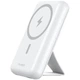 Powerbank павербанк УМБ підставка для телефону Choetech Magnetic Wireless 10000mAh 20W PD QC3.0 USB+Type-C White (B663-ACWH) - зображення 1
