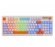 Клавиатура игровая беспроводная Maxxter KBGW3C01 2.4G Wireless White-Blue - изображение 2