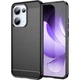 Силіконовий (TPU) чохол UniCase Carbon для OPPO Reno 13 5G - Black - зображення 1