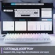 Механічна клавіатура на магнітних світчах Attack SHARK X68 HE Rapid Trigger, 8K, 68 key PBT, RGB, Win,Mac OS, УКР та АНГЛ, WHITE Contours/БІЛА (X68HE-W) - зображення 4