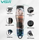 Профессиональный аккумуляторный триммер VGR V-953 с USB зарядкой и насадками для стрижки волос и бороды - изображение 3