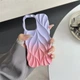 TPU чохол Leaf для Apple iPhone 14 / 13 (6.1") Lilac / Pink - изображение 2