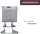 Кроватка Chicco Next2Me Forever 3 в 1 Серая (79650.61) - изображение 2