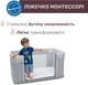 Кроватка Chicco Next2Me Forever 3 в 1 Серая (79650.61) - изображение 7
