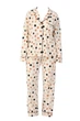 Пижама: рубашка и брюки DKNY 42(S) Молочный в горох (109221) - изображение 2