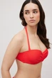 Верх купальника з ущільненою чашкою Ysabel Mora 46C Кораловий (Deep coral) (99093) - зображення 3