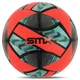 Мяч футбольный №5 PU ламинированная гибридная сшивка HYBRID SOCCERMAX FB-4126 (PU, красный-серый) - изображение 2
