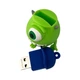 Флеш-накопичувач Wibrand USB 2.0 Mike Wazowski 16Gb Green - зображення 6