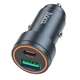 Автомобільний зарядний пристрій HOCO Z57A Glorious PD30W+QC3.0 Metal Gray - изображение 3