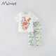 Детский комплект (футболка+леггинсы) для девочки Malwee 14245 128 см Разноцветный - изображение 1