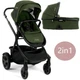 Коляска 2 в 1 Nuna Demi Grow,Evergreen, цвет зеленый (ST08118/CC03908EGNGL) - изображение 1
