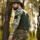 Чоловічий Лонгслів Intruder Forest з липучками під шеврони хакі мультикам розмір 2XL - зображення 4