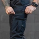 Тактичні штани Bandit Softshell на резинці сині розмір XL - зображення 5