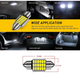 Лампа діодна освітлення салону, номерного знаку 12V C10W; T10.5x43; SV8.5; 6000k біле світло ( ALB-C10W-LED6000-30 ) - зображення 1