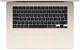 Laptop Apple MacBook Air 15.3" M4 16/512GB 2025 (MW1K3ZE/A) Starlight - obraz 2