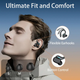 Вакуумные bluetooth наушники Ture для спорта черные - изображение 6