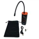 Портативний акумуляторний автокомпресор насос Remzona Sepy 30 л/хв 7500mah 160PSI PAC160-01BK Black | Розумний електричний автомобільний акумуляторний компресор для накачування шин коліс машини з ліхтариком і повербанком для Авто, Мото, Вело - зображення 11