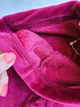 Детские лосины утепленные велюровые леггинсы Lupilu 86-92 см бордовые 027863 - изображение 6