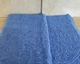 Простынь махровая жаккардовая Parisa Home 200х220 плотность 400 г/м2 синяя - изображение 4