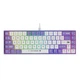 Игровая Ajazz AK680 Фиолетовая Клавиатура, Механическая Hot Swap, Outemu Red Switches, 65% - изображение 1