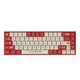 Игровая Ajazz AK680 Красная Клавиатура, Механическая Hot Swap, Outemu Brown Switches, 65% - изображение 1