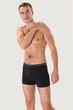 Мужские однотонные трусы боксеры Enrico Coveri EB1000 XL Черный - изображение 1