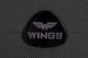 Чемодан тканевый WINGS 6802 малый 55 см серый 4 колеса Vt00030 - изображение 4