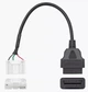 Диагностический переходник Tesla Model X/S после 2015.09 OBD2 20 pin для сканера диагностики к авто Tesla (20 -> 16 pin) Черный - изображение 3