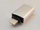 Адаптер для флешки для айфона Перехідник Lightning -> USB OTG Female для флешки iPhone Срібло - зображення 2