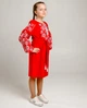 Дитяча сукня-вишиванка vishivano4ka 850-8 110 червона - изображение 2