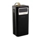 УМБ портативне зарядне Power Bank BOROFONE DBT35A 40000mAh із вбудованими кабелями, чорне - зображення 3