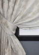 Комплект коротких штор VR-Textil Жакард Мармур Al3 № 1599ш Молочний з бежевим 145х170 см 2 шт (35-0280) - зображення 4