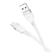Кабель Micro Hoco X109 Silicone 2.4A Білий - зображення 1
