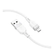 Кабель синхронизации Hoco X109 Silicone USB to МicroUSB 2.4A 1 м White (35926_3605831) - изображение 3