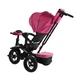 Триколісний велосипед із батьківською ручкою поворотним сидінням і музичною фарою Best Trike Рожевий - зображення 4
