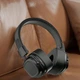 Навушники BauTech Bluetooth вінтажні бездротові Чорний (1015-617-00) - зображення 7