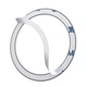 Пластина для магнітного тримача Baseus Halo Series Magnetic Metal Ring（2pcs/pack）Black (PCCH000001) - изображение 6