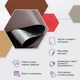 Самоклеюча екошкіра Sticker Wall у рулоні 1.37 х 1m х 0.5mm BROWN (D) SW-00001360 - зображення 4