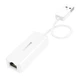 Кабель-перехiдник BOROFONE DH7 Ricco USB ethernet adapter(100 Mbps) White (6941991106200) - изображение 2