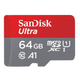 Карта пам'яті microSDXC (UHS-1) SanDisk Ultra 64Gb class 10 A1 (140Mb/s) (SDSQUAB-064G-GN6MN) - изображение 1